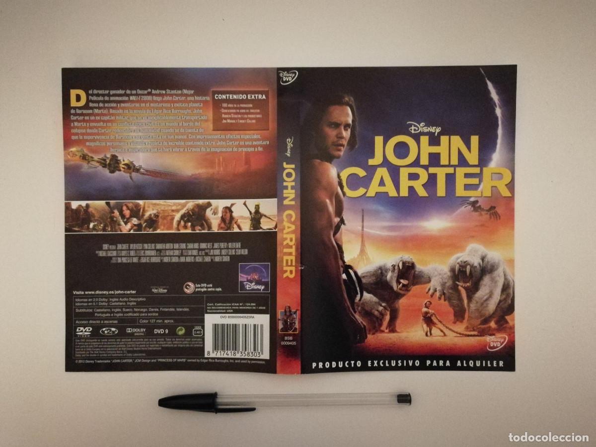 Cinema: CARATULA ORIGINAL -A4- JOHN CARTER - WALT DISNEY - CIENCIA FICCION