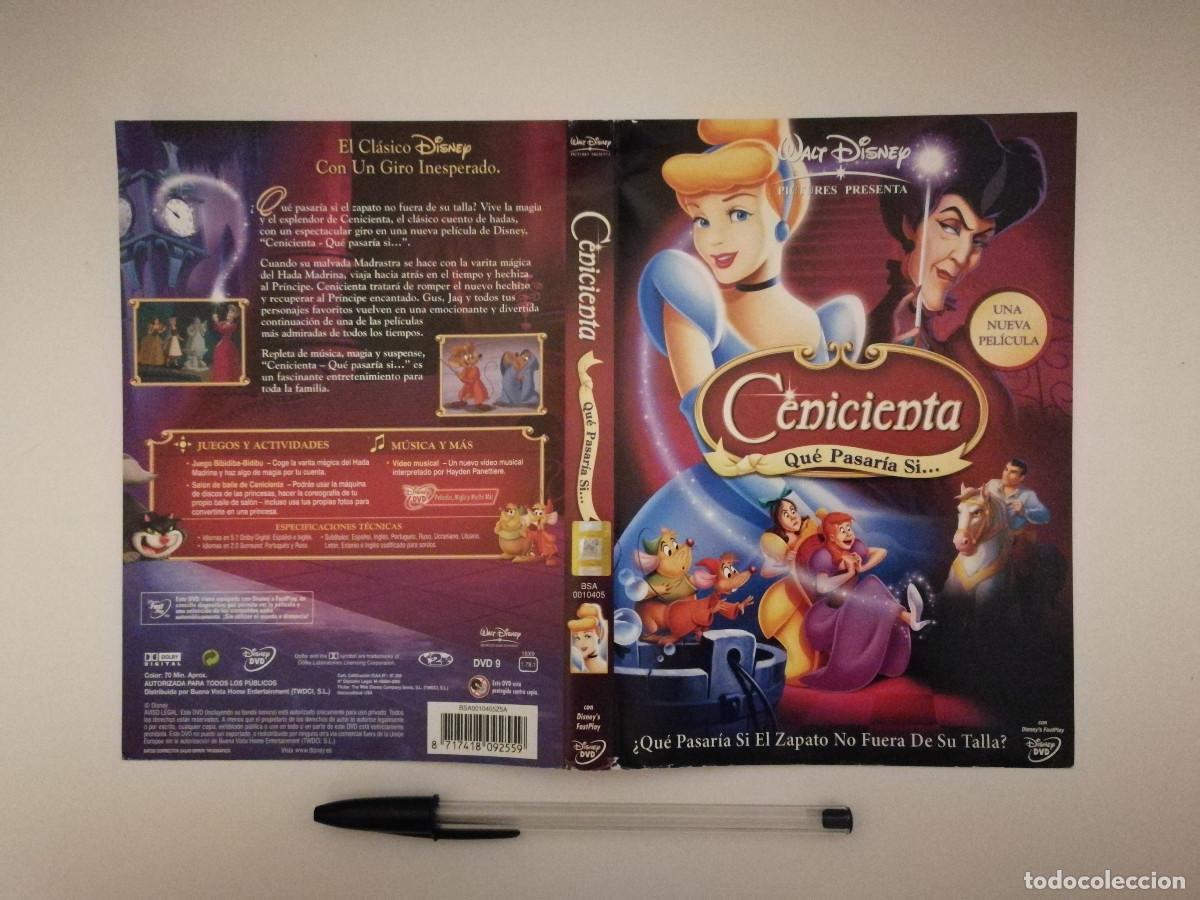 Cinema: CARATULA ORIGINAL -A4- CENICIENTA QUE PASARIA SI - WALT DISNEY