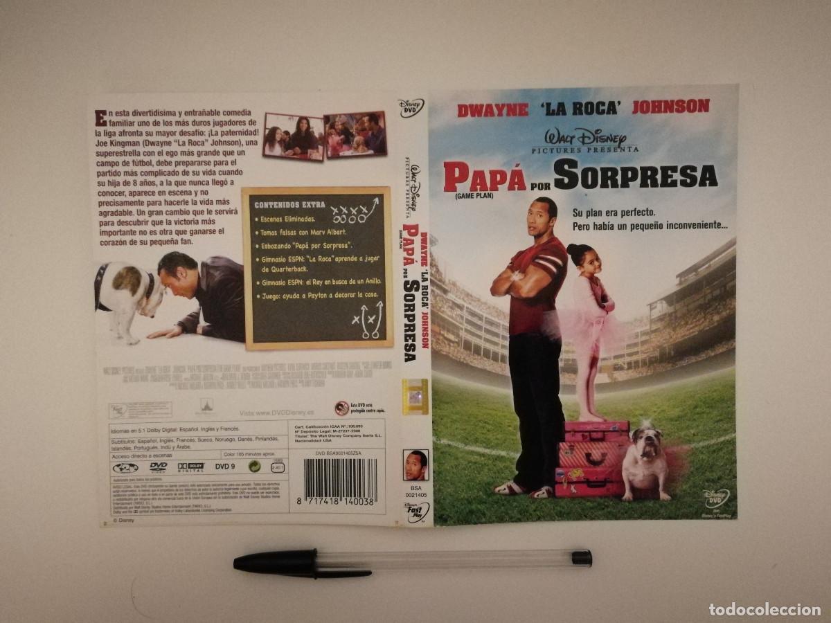 Cinema: CARATULA ORIGINAL -A4- PAPA POR SORPRESA - WALT DISNEY
