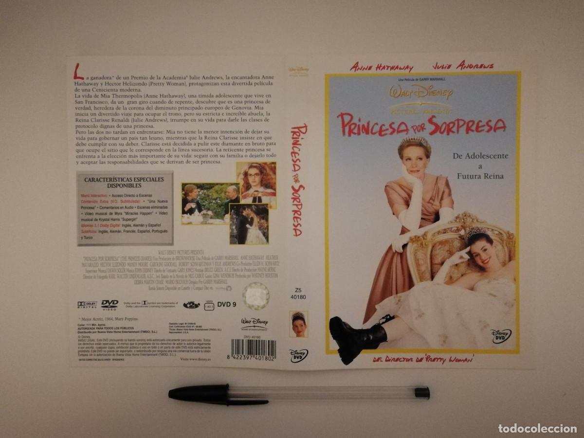 Cinema: CARATULA ORIGINAL -A4- PRINCESA POR SORPRESA - WALT DISNEY
