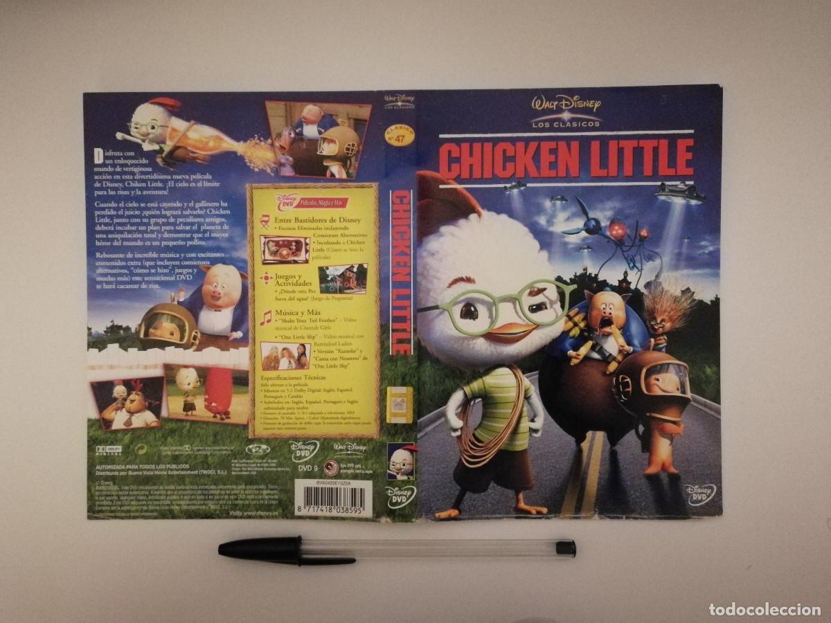 Cinema: CARATULA ORIGINAL -A4- CHICKEN LITTLE - WALT DISNEY