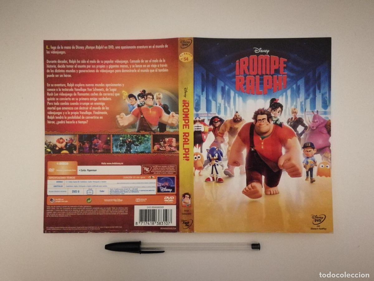 Cinema: CARATULA ORIGINAL -A4- ROMPE RALPH - WALT DISNEY