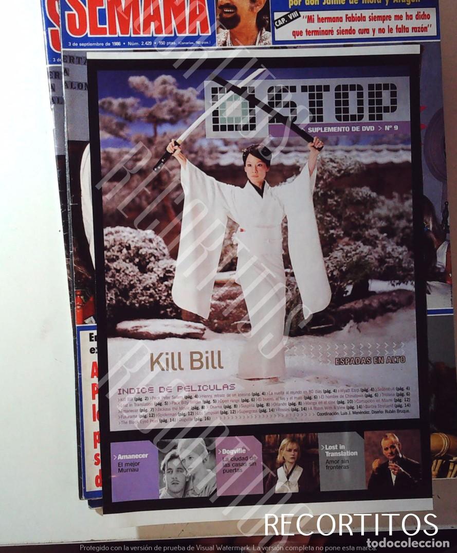 Cine: UMA THURMAN KILL BILL RECORTE PORTADA LUCY LIU DARYL HANNAH