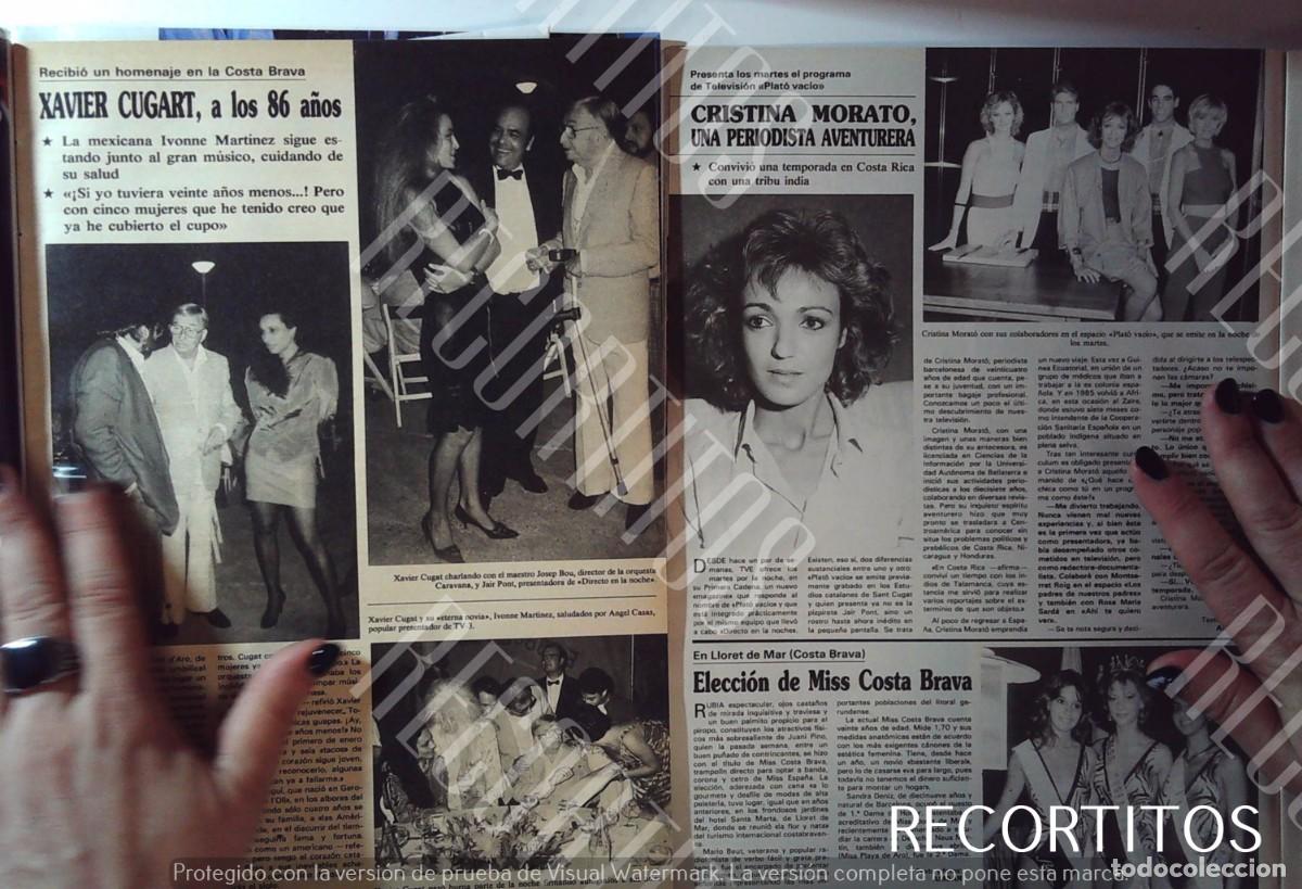 Cinema: JAIR PONT XAVIER CUGAT CRISTINA MORATO MISS COSTA BRAVA