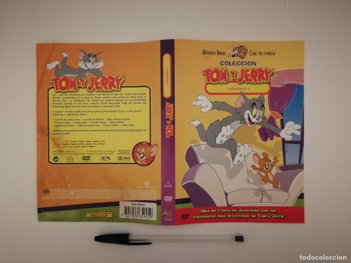 Kino: CARATULA ORIGINAL -A4- TOM Y JERRY VOLUMEN 1 - DIBUJOS ANIMADOS - ANIMACION