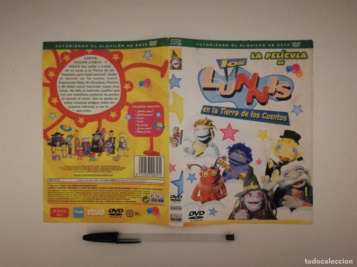 Kino: CARATULA ORIGINAL -A4- Los Lunnis en la Tierra de los Cuentos - DIBUJOS ANIMADOS - ANIMACION