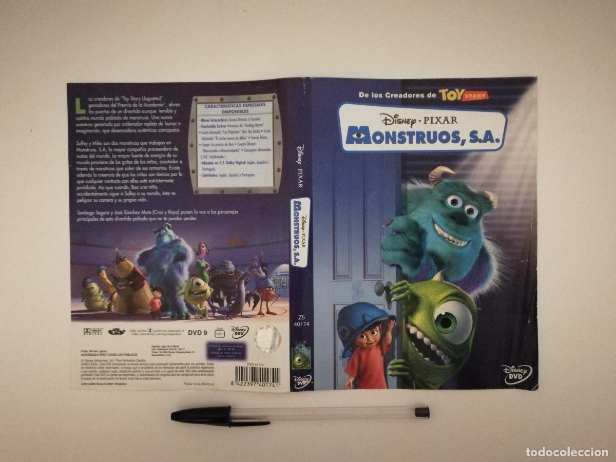 Kino: CARATULA ORIGINAL -A4- MONSTRUOS - WALT DISNEY
