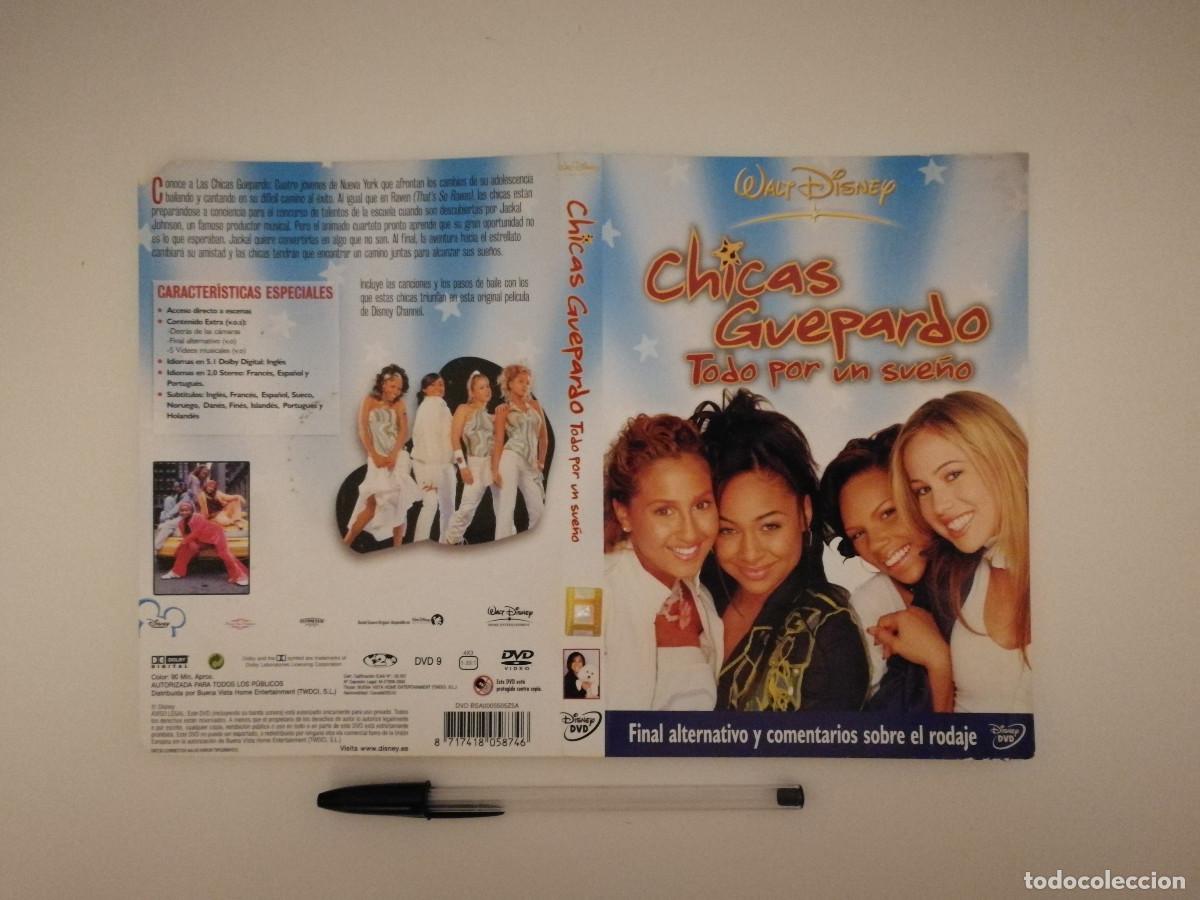 Kino: CARATULA ORIGINAL -A4- Chicas Guepardo: Todo por un sue&ntilde;o - WALT DISNEY