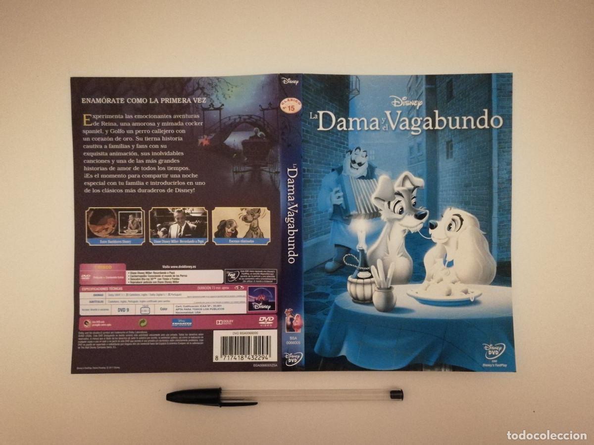 Cinema: CARATULA ORIGINAL -A4- LA DAMA Y EL VAGABUNDO - WALT DISNEY