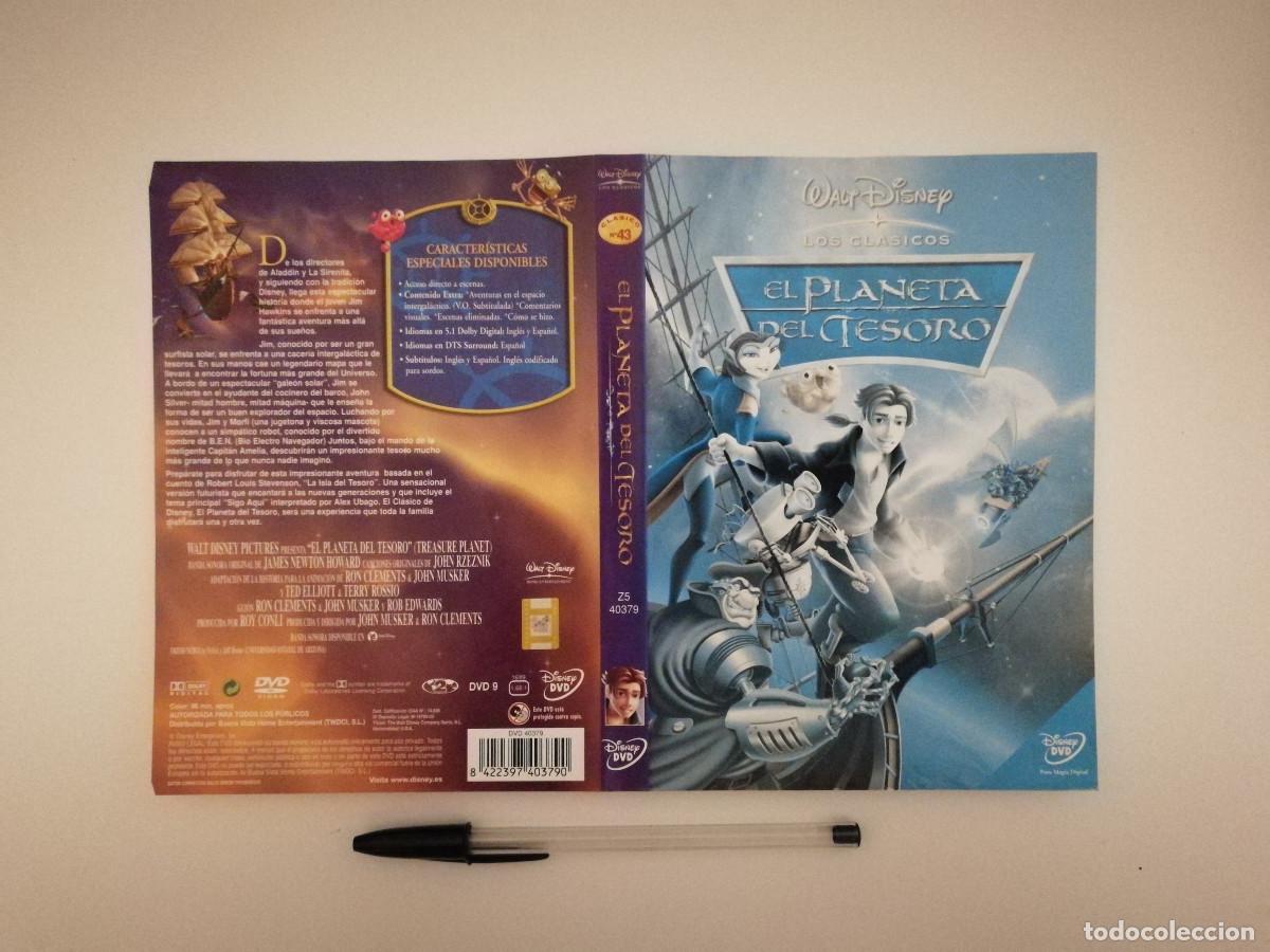 Cinema: CARATULA ORIGINAL -A4- EL PLANETA DEL TESORO - WALT DISNEY