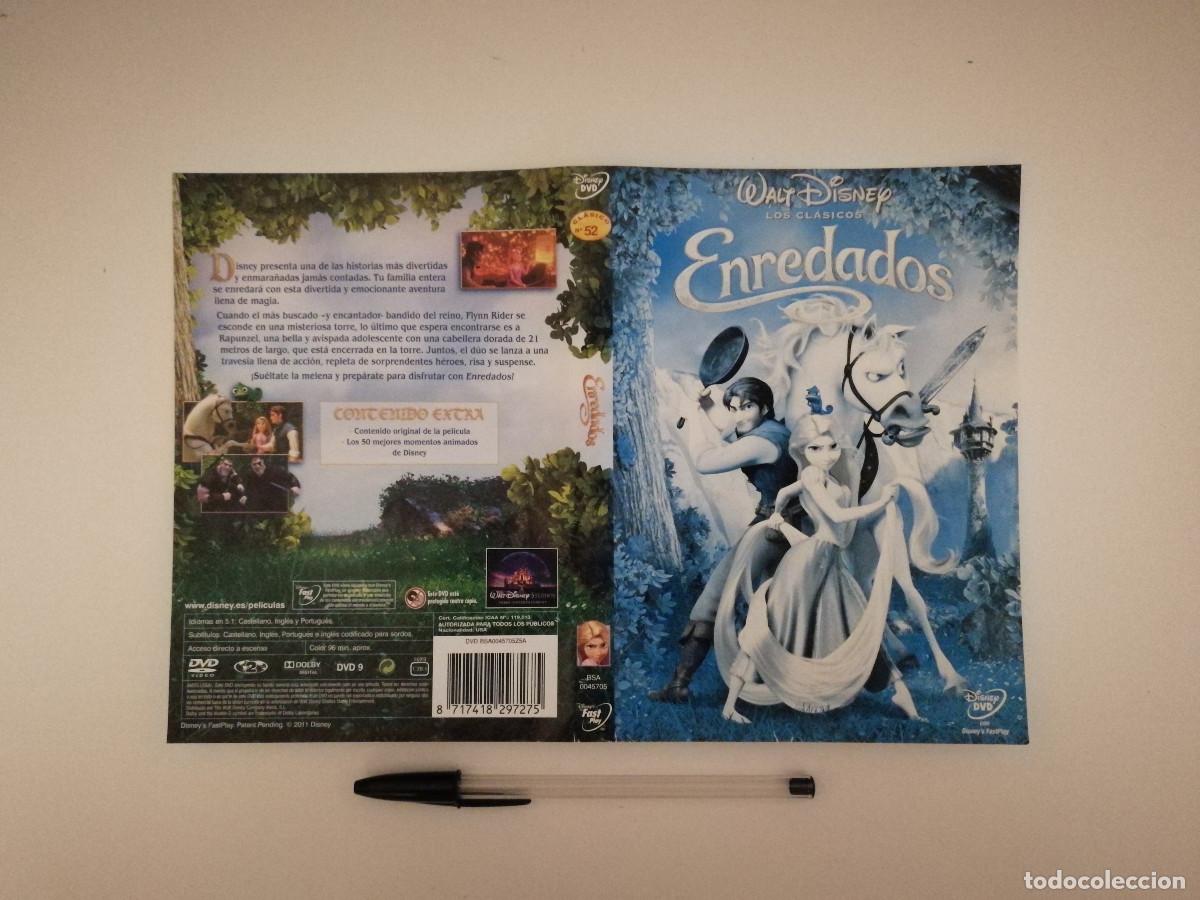 Cinema: CARATULA ORIGINAL -A4- ENREDADOS - WALT DISNEY