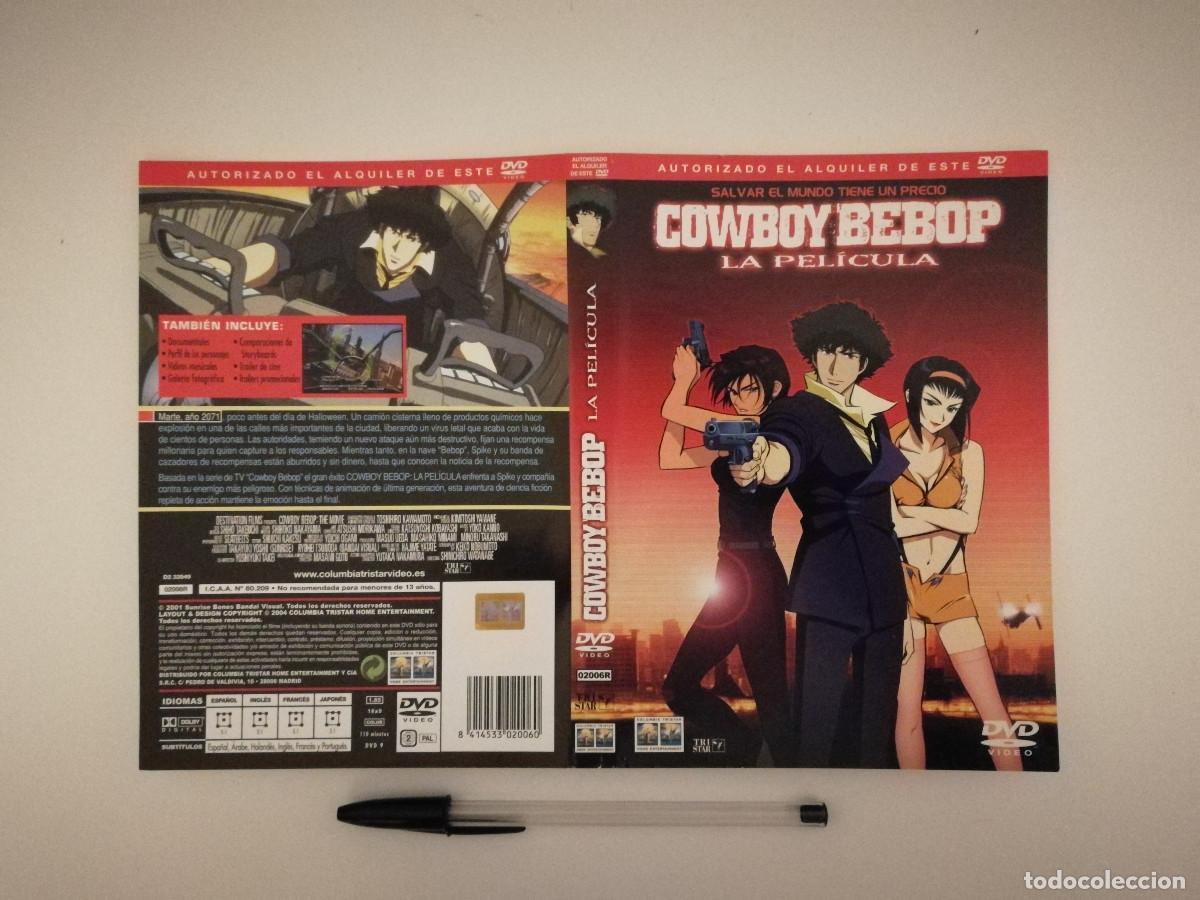 Cinema: CARATULA ORIGINAL -A4- COWBOY BEBOP LA PELICULA - ANIME