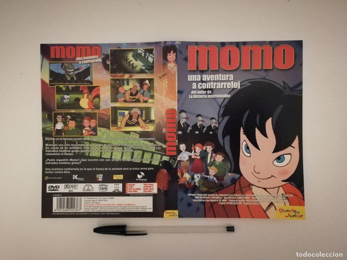 Cinema: CARATULA ORIGINAL -A4- MOMO UNA AVENTURA A CONTRARELOJ - ANIME