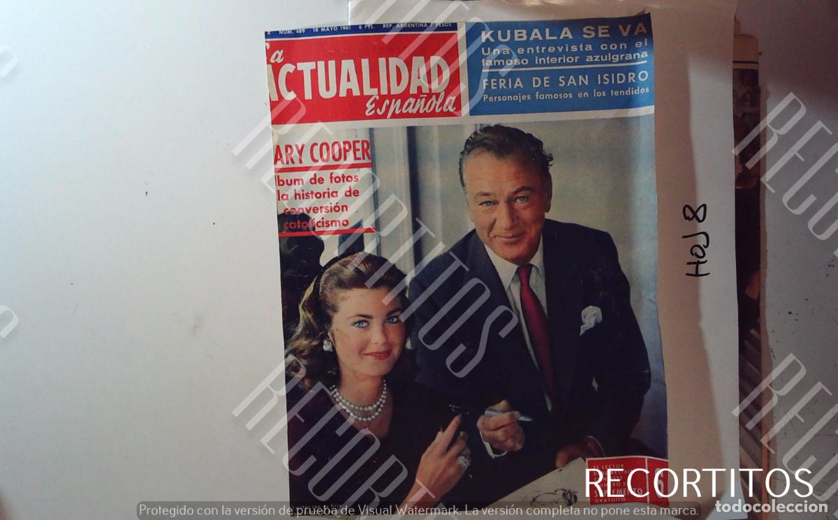 Cine: recorte maria cooper gary cooper - Foto 1