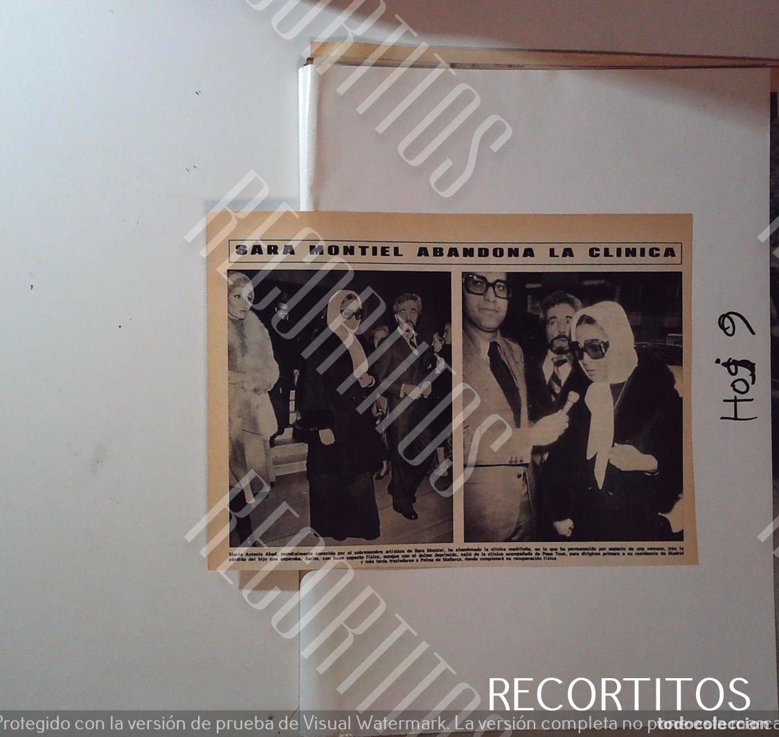 Cine: sara montiel sarita recortes