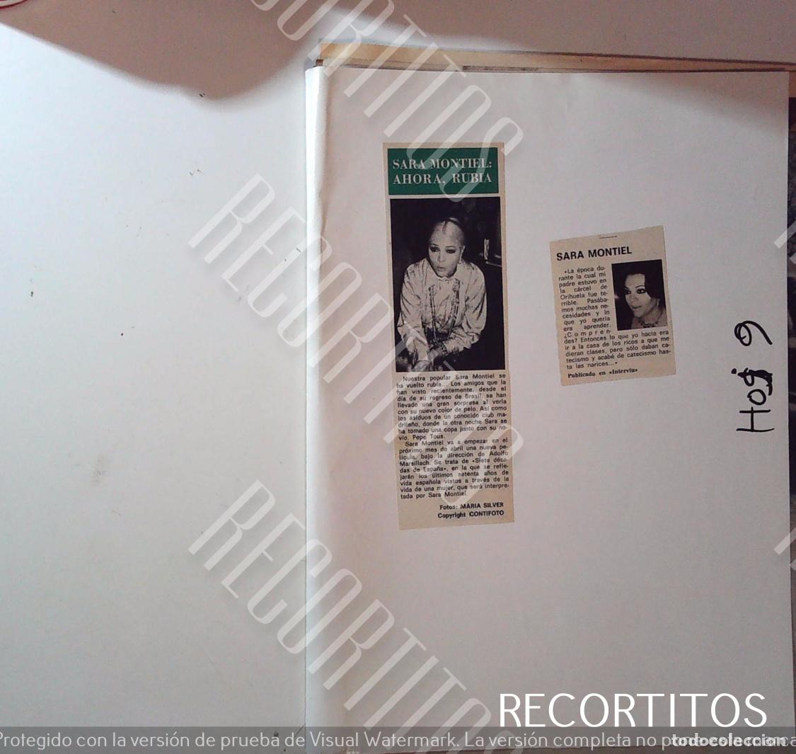 Cine: sara montiel sarita recortes