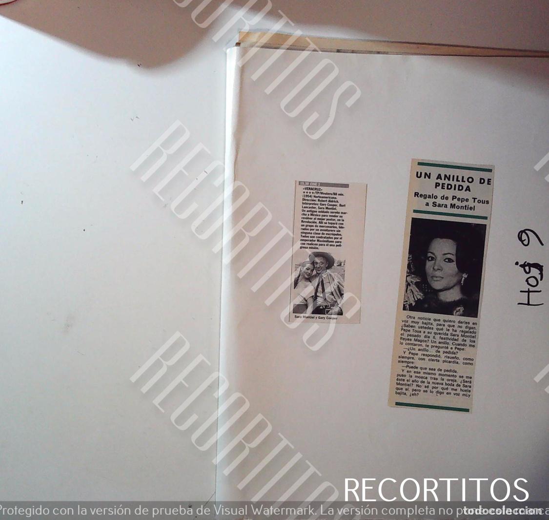 Cine: sara montiel sarita recortes