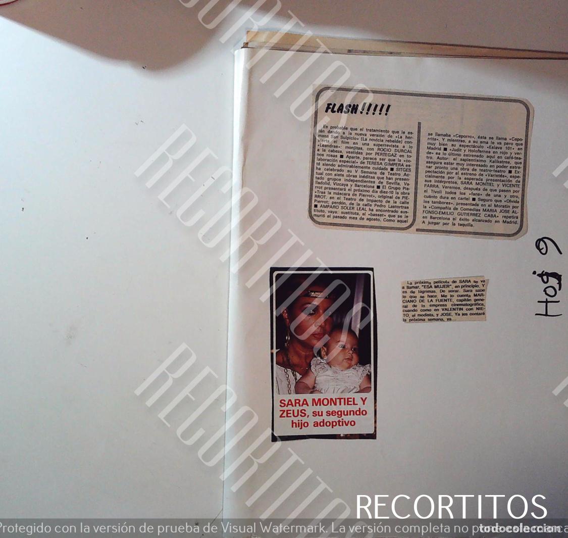 Cine: sara montiel sarita recortes