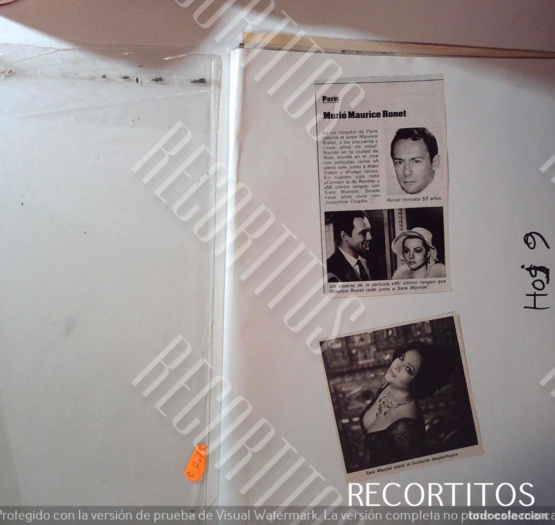 Cine: sara montiel sarita recortes