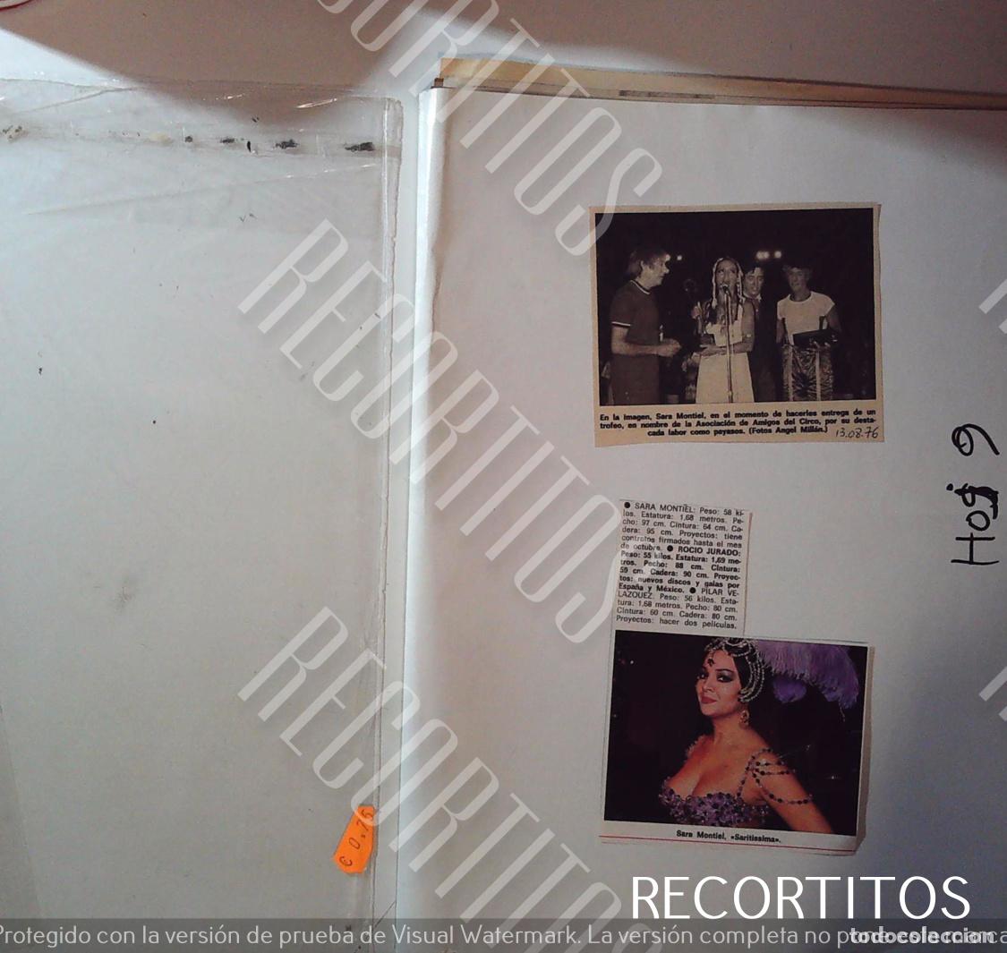 Cine: sara montiel sarita recortes