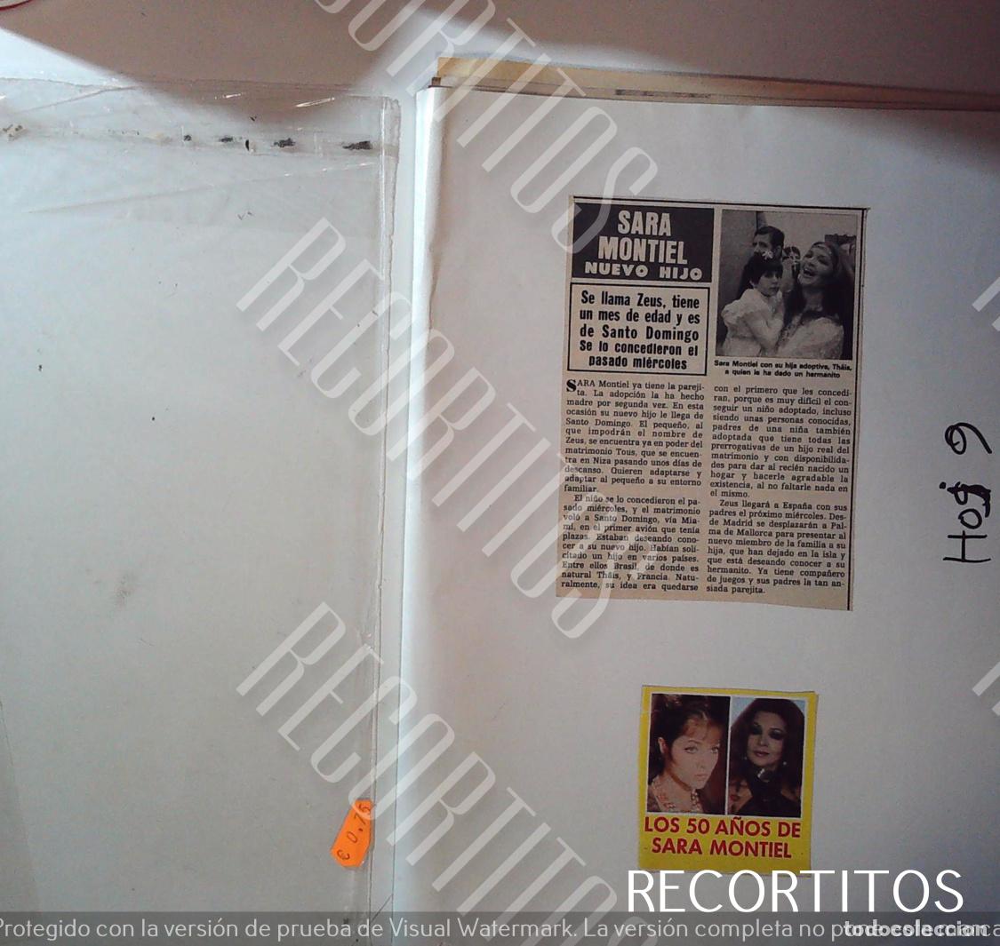 Cine: sara montiel sarita recortes.