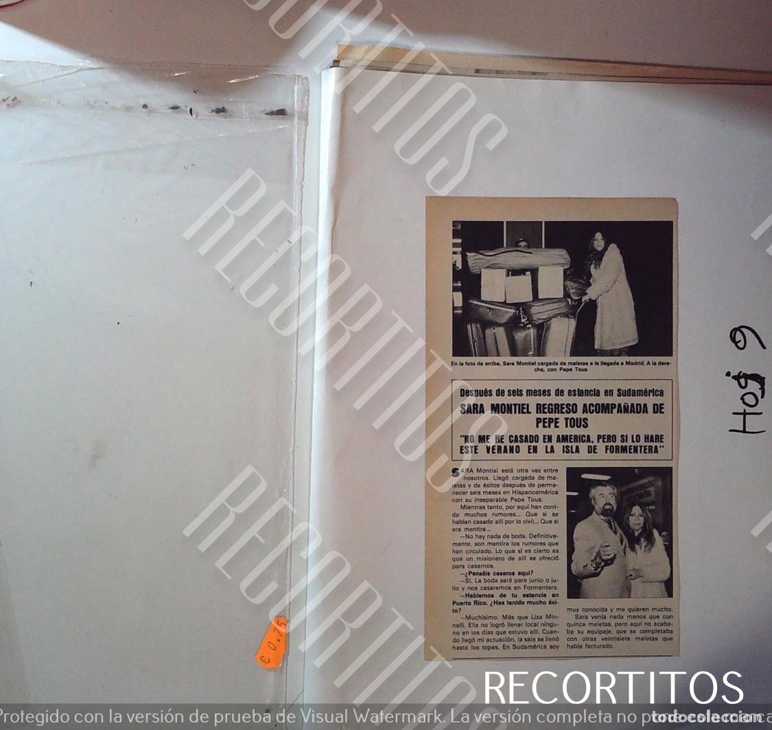 Cine: sara montiel sarita recortes