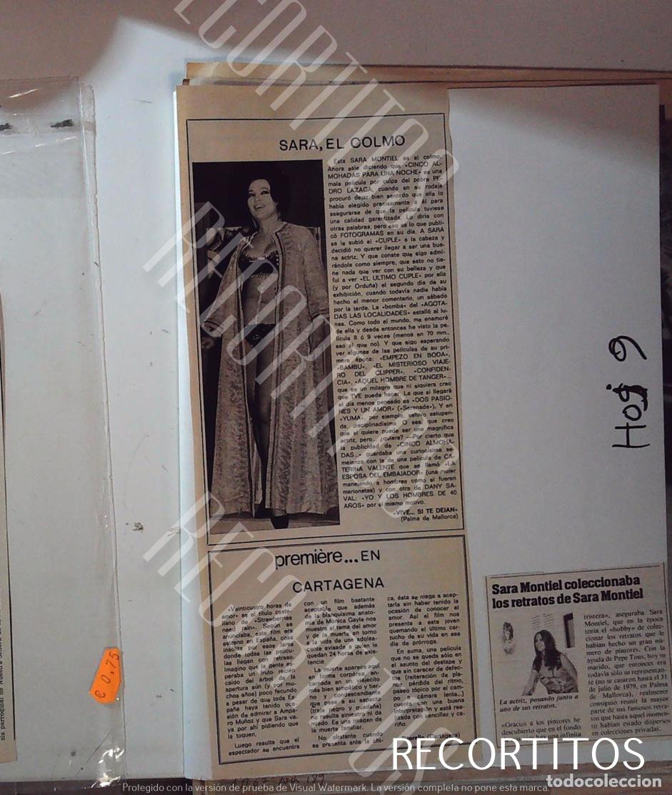 Cine: sara montiel sarita recortes