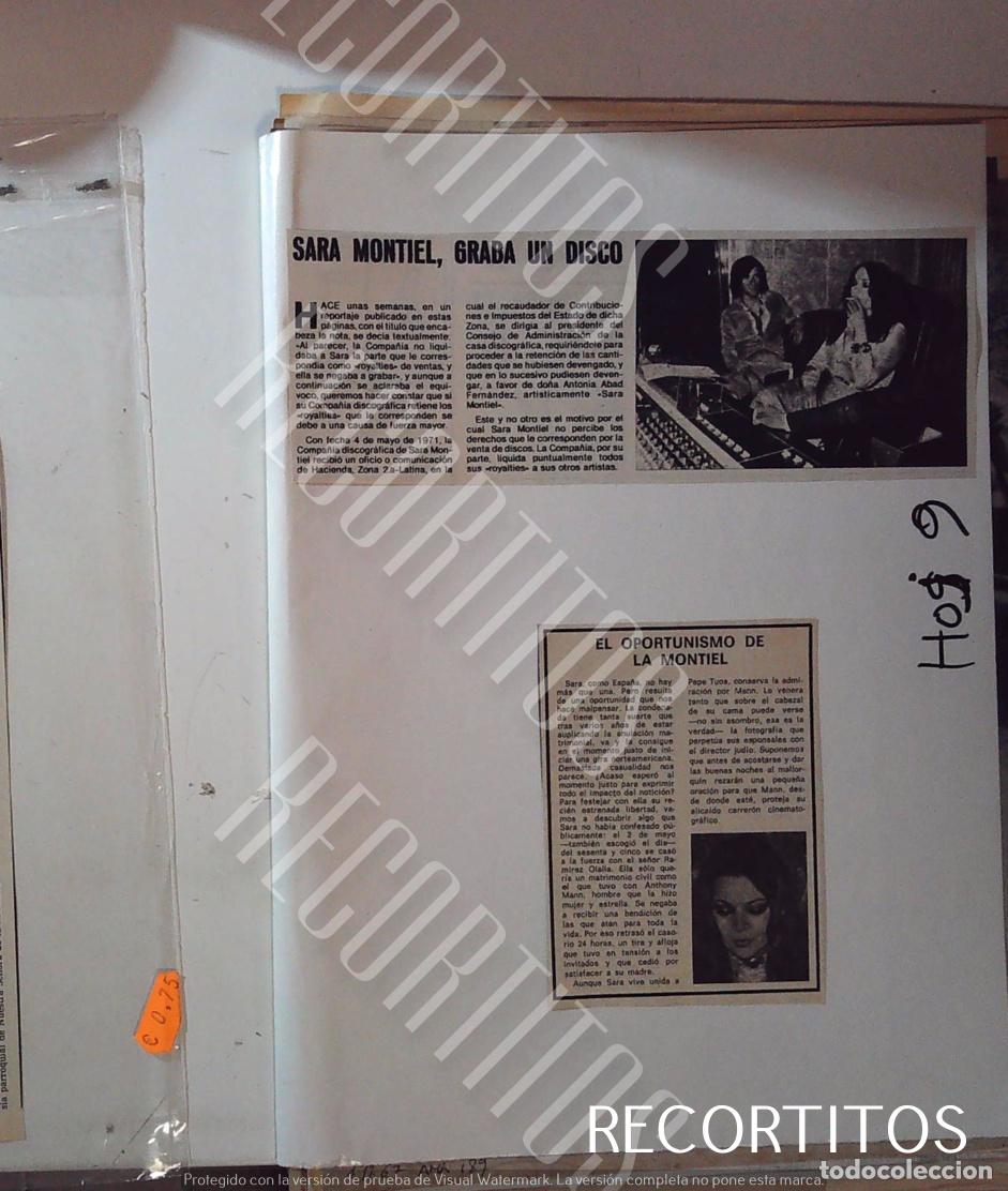 Cine: sara montiel sarita recortes