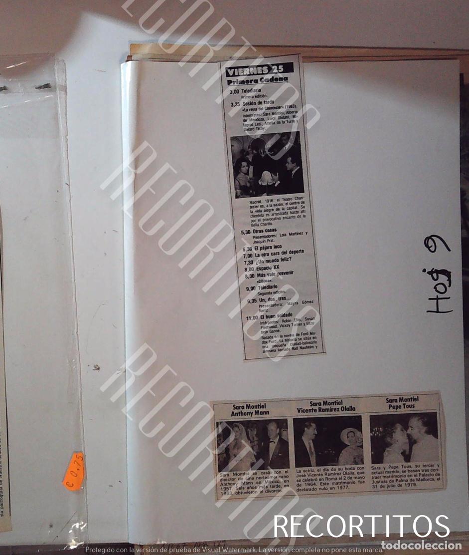 Cine: sara montiel sarita recortes