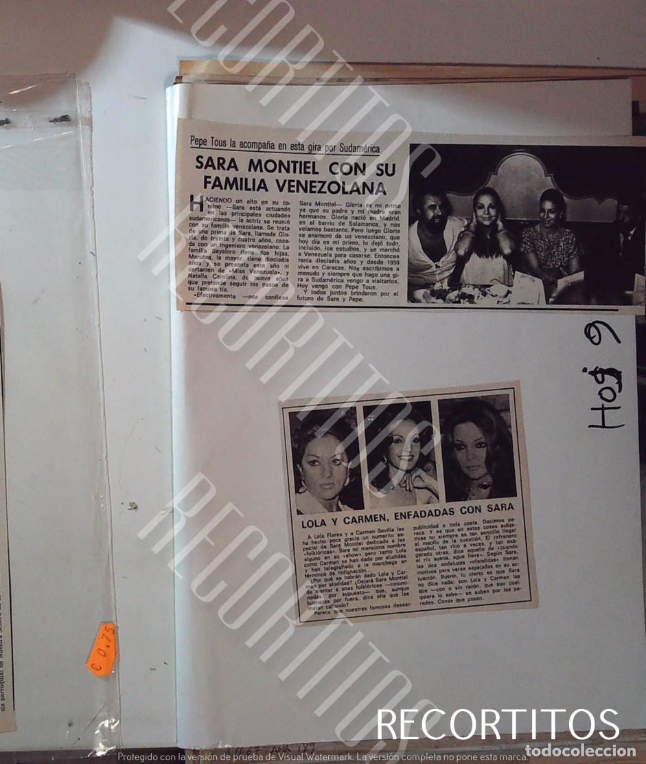 Cine: sara montiel sarita recortes