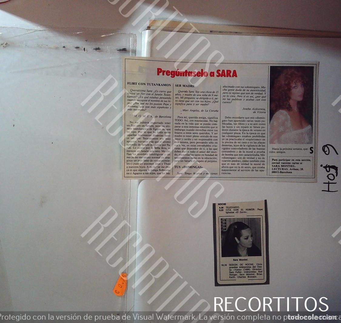 Cine: sara montiel sarita recortes