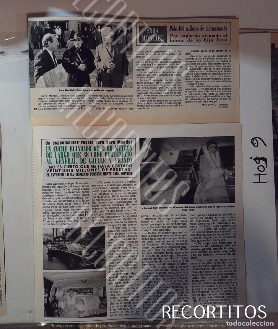 Cine: sara montiel sarita recortes