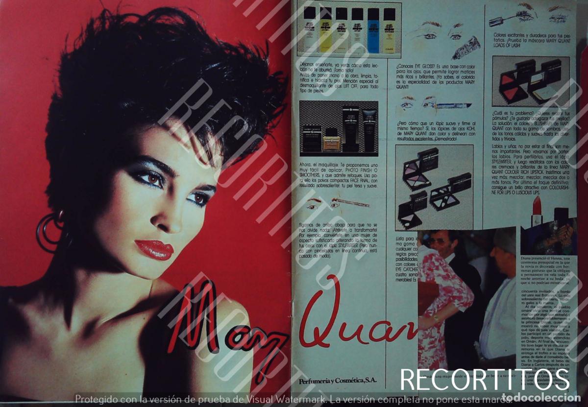 Kino: mary quant maquillaje anuncio publicidad