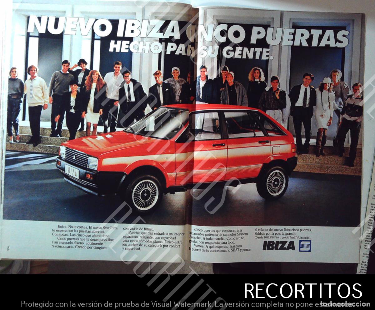 Kino: SEAT IBIZA ANUNICO PUBLICIDAD VILEDA 5 puertas