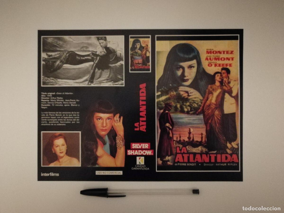 Cin&eacute;ma: CARATULA COLECCIONABLE -A4- LA ATLANTIDA - MARIA MONTEZ