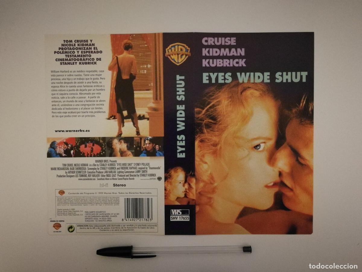 Kino: CARATULA ORIGINAL -A4- EYES WIDE SHUT - TOM CRUISE - NICOLE KIDMAN