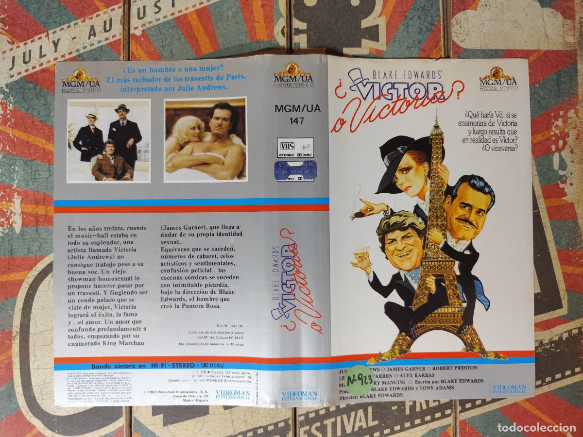 Kino: Car&aacute;tula VHS V&iacute;ctor o Victoria