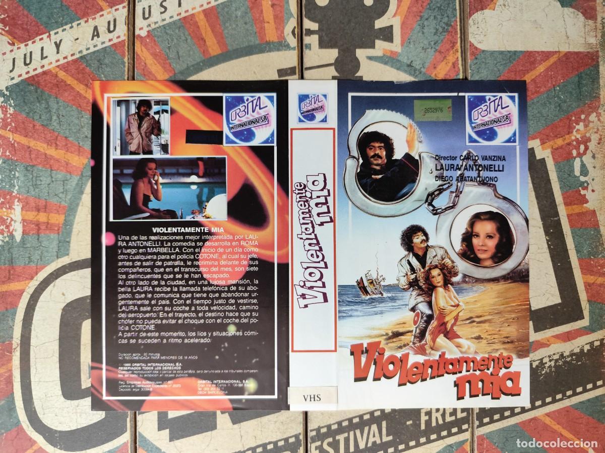 Cinema: Car&aacute;tula VHS Violentamente mia