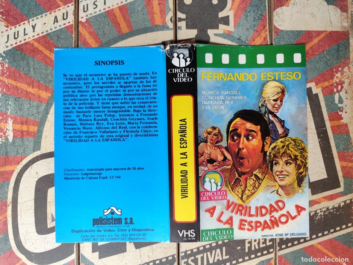 Cinema: Car&aacute;tula VHS Virilidad a la espa&ntilde;ola