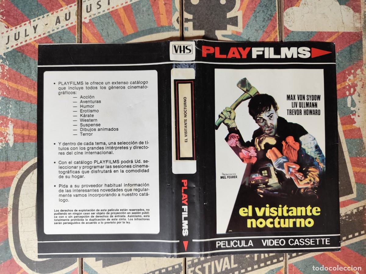Cinema: Car&aacute;tula VHS El visitante nocturno
