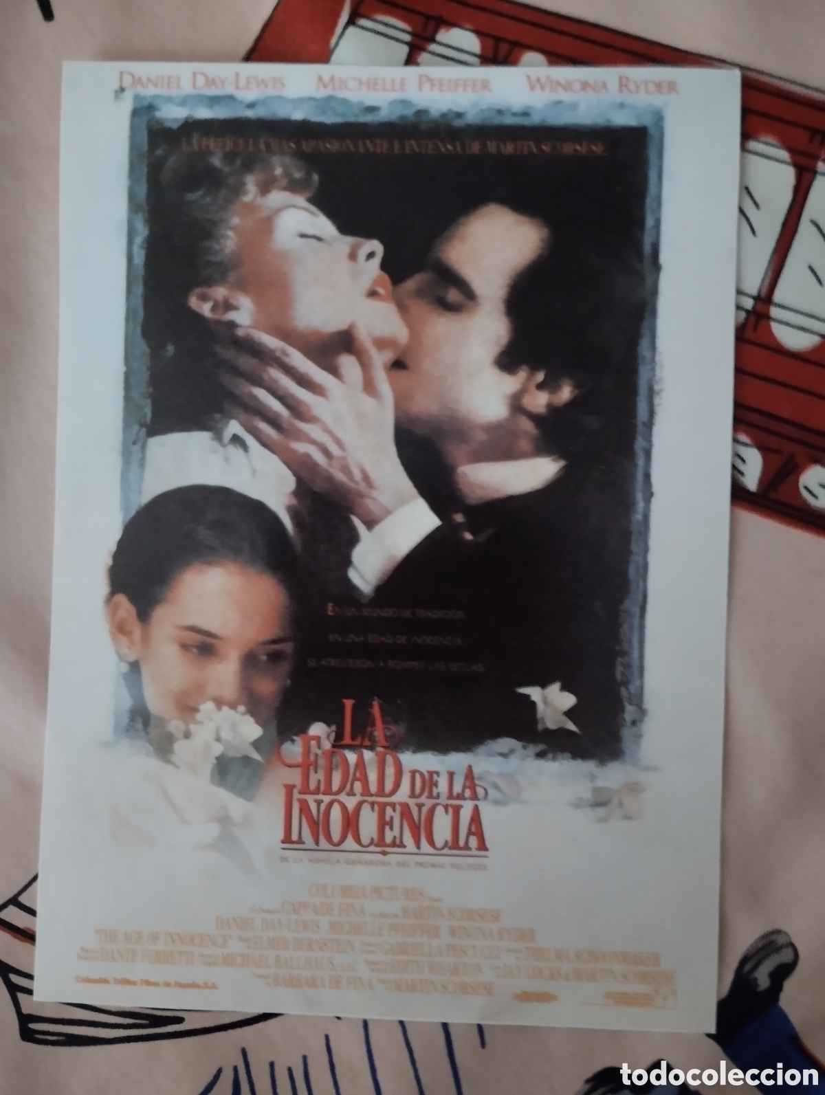 Cinema: Minificha N1077 de La Edad de la Inocencia.