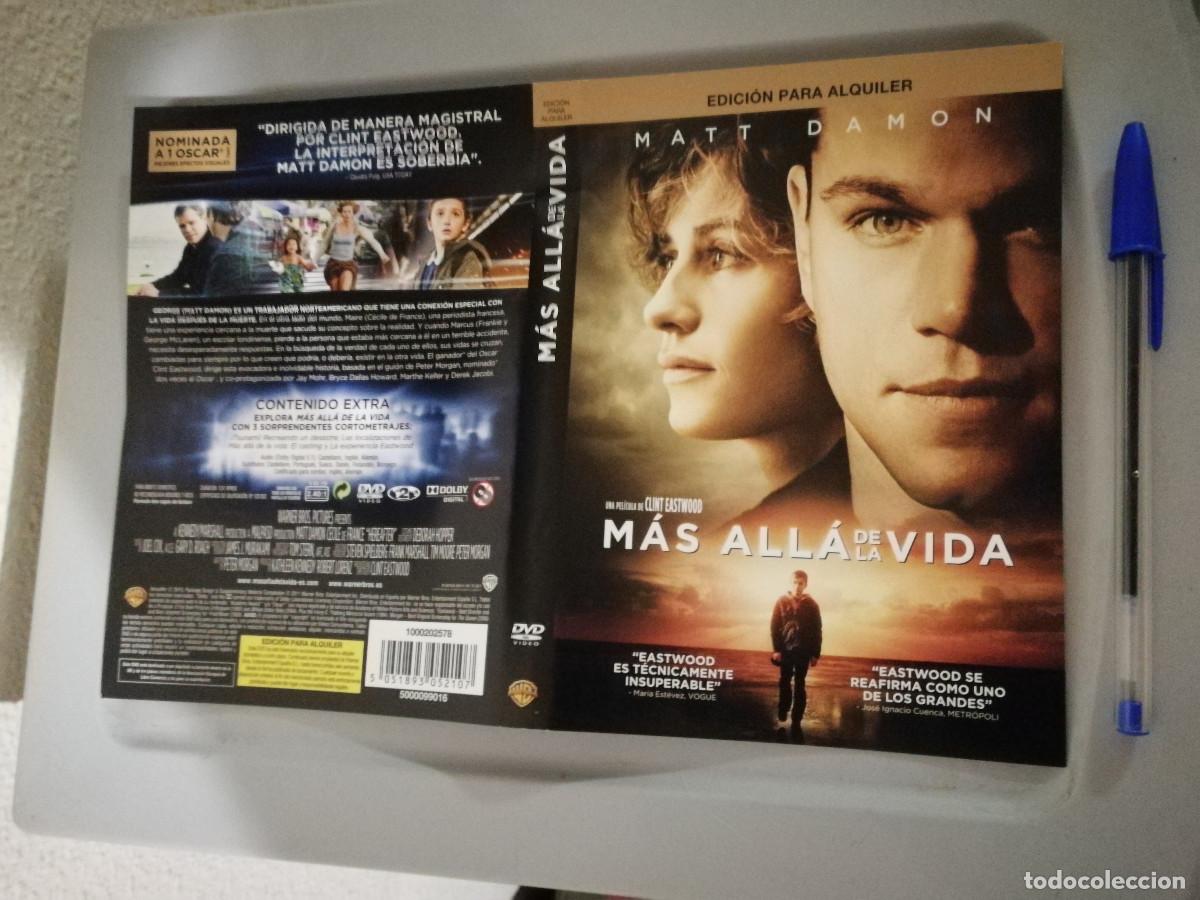 Cinema: CARATULA ORIGINAL -A4- MAS ALLA DE LA VIDA- MATT DAMON