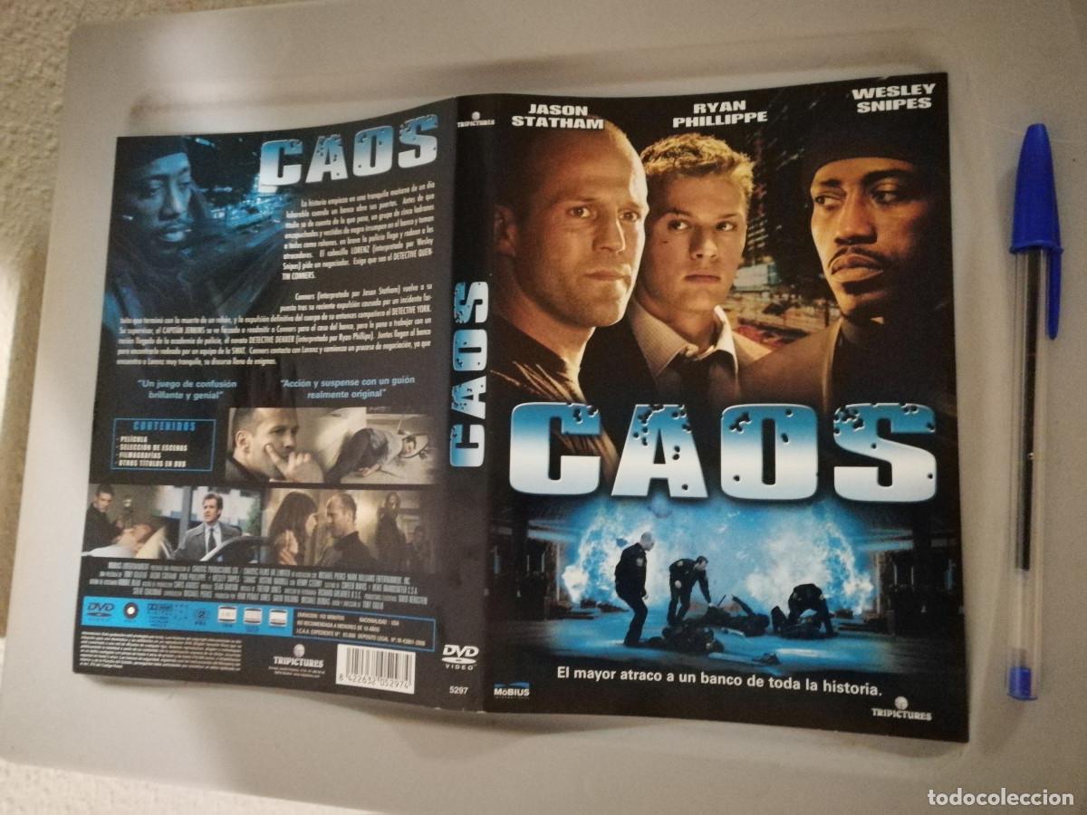 Cinema: CARATULA ORIGINAL -A4- CAOS - JASON STATHAM - WESLEY SNIP&Egrave;S