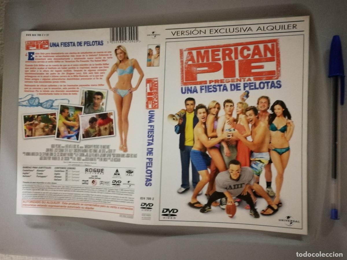 Cinema: CARATULA ORIGINAL -A4- AMERICAN PIE UNA FIESTA DE PELOTAS