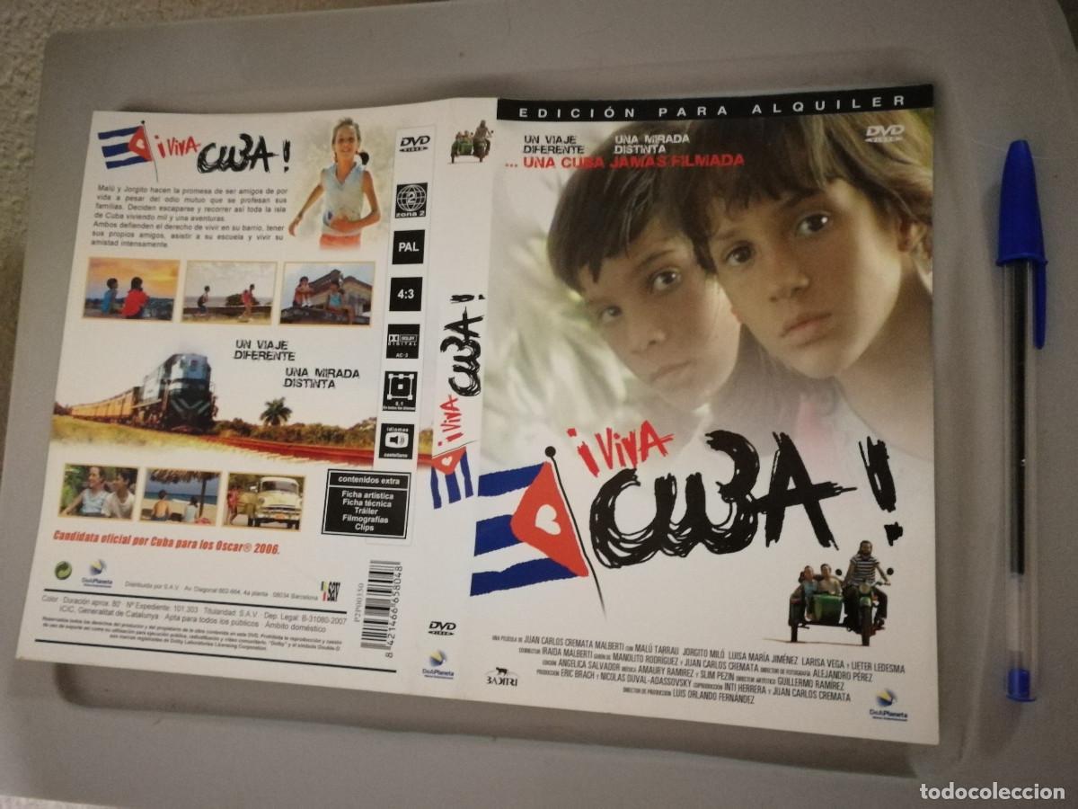 Cinema: CARATULA ORIGINAL -A4- VIVA CUBA - LUIS ORLANDO FERNANDEZ