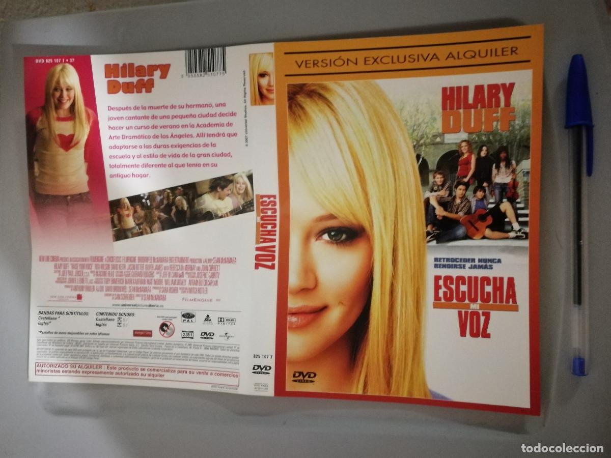 Kino: CARATULA ORIGINAL -A4- ESCUCHA MI VOZ - HILARY DUFF