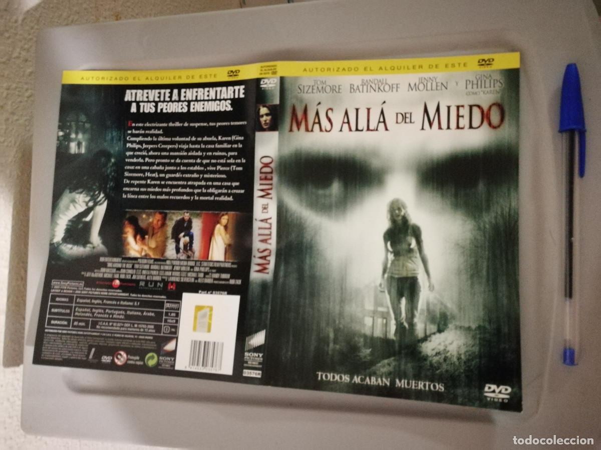 Cinema: CARATULA ORIGINAL -A4- MAS ALLA DEL MIEDO - TERROR