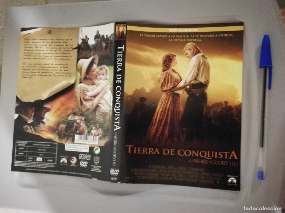 Cinema: CARATULA ORIGINAL -A4- TIERRA DE CONQUISTA