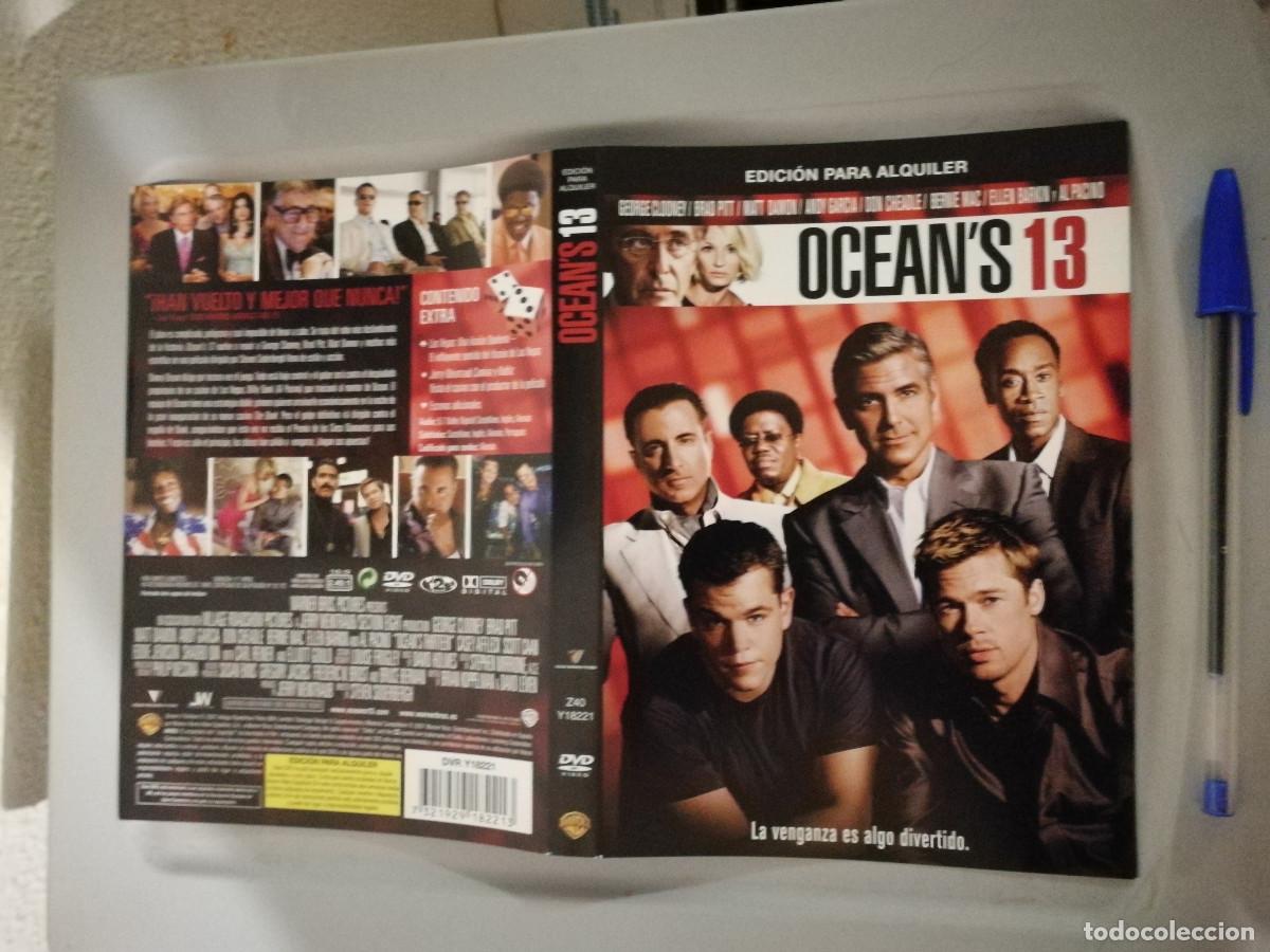 Cinema: CARATULA ORIGINAL -A4- OCEAN'S 13 - MATT DAMON - BRAD PITT