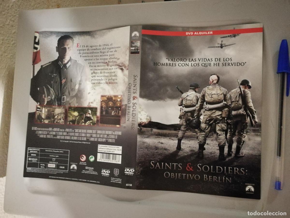 Cinema: CARATULA ORIGINAL -A4- SAINTS & SOLDIERS OBJETIVO BERLIN - CINE BELICO GUERRA